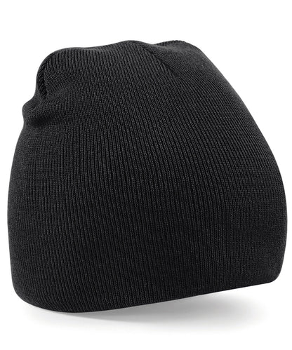 Beechfield BC044 Two-tone pull-on beanie in Black