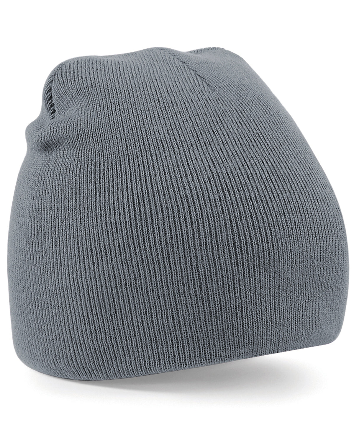 Beechfield BC044 Two-tone pull-on beanie in Graphite Grey