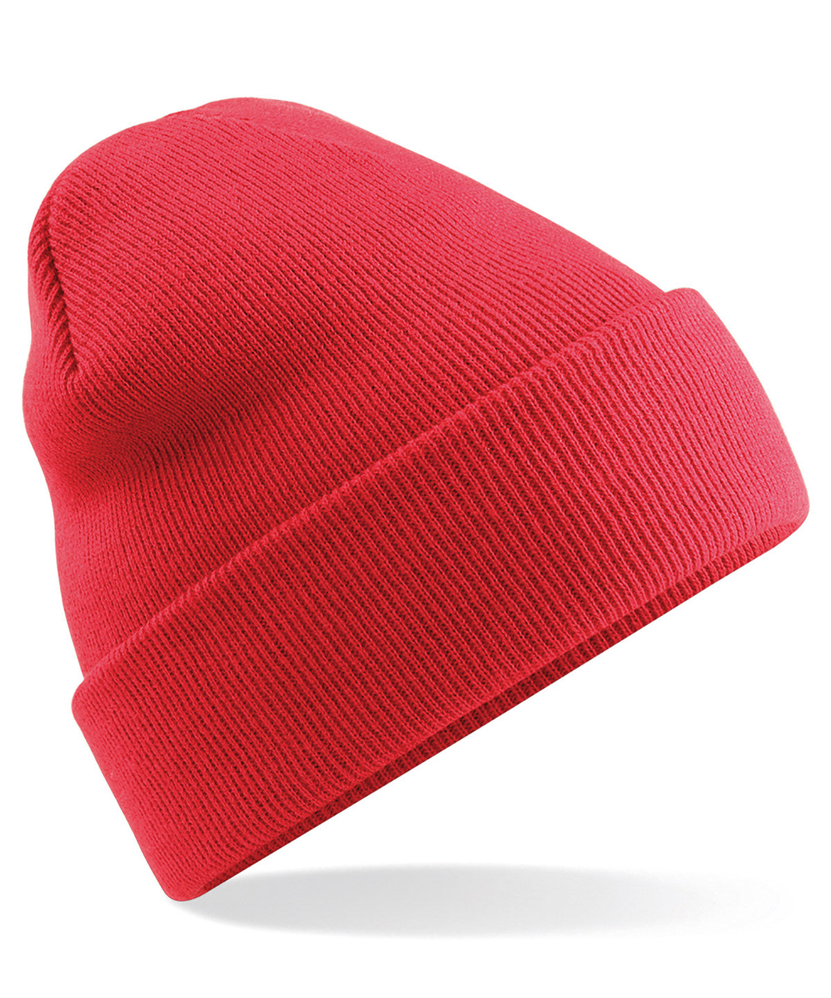 Beechfield BC045 Original cuffed beanie in Coral