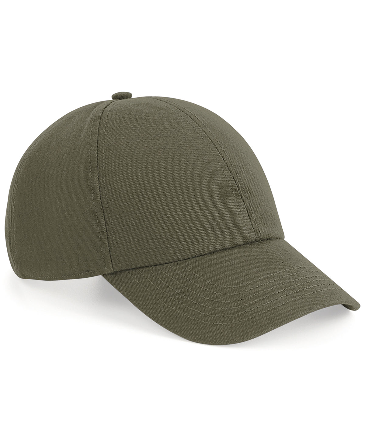 Beechfield BC054 Organic cotton 6-panel cap in Olive Green