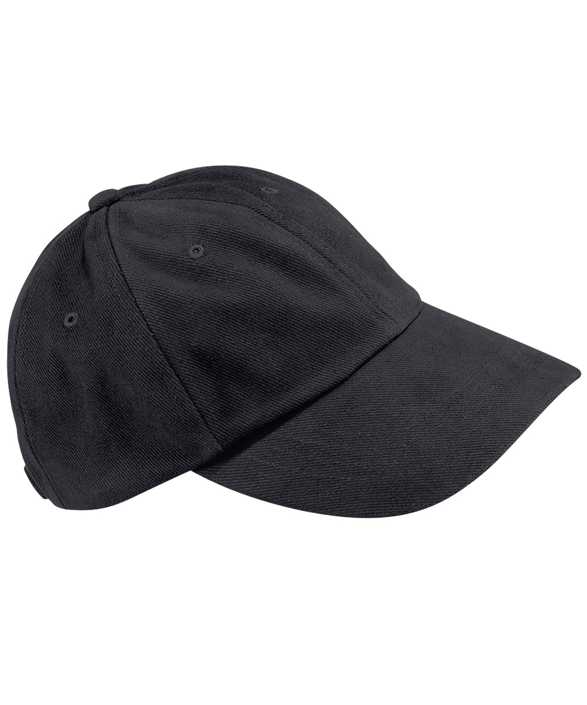 Beechfield BC057 Low-profile heavy brushed cotton cap in Black
