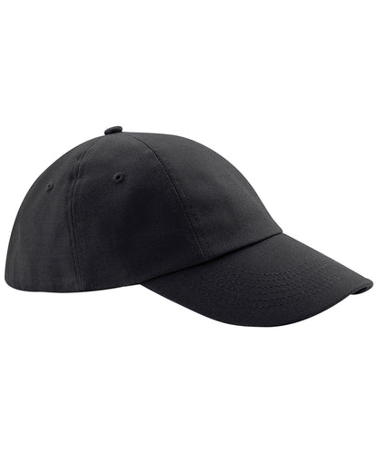 Beechfield BC058 Low-profile heavy cotton drill cap in Black