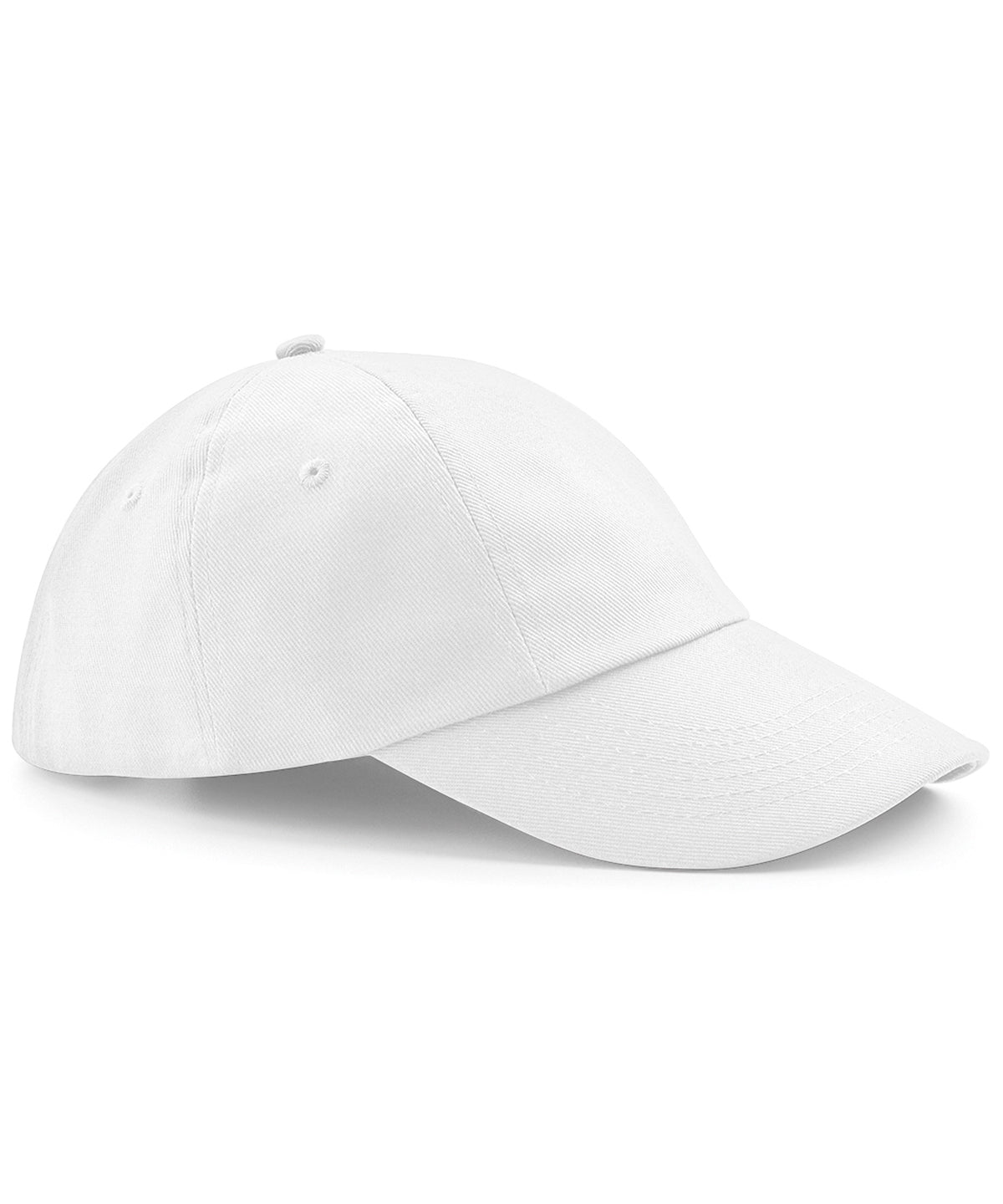 Beechfield BC058 Low-profile heavy cotton drill cap in White