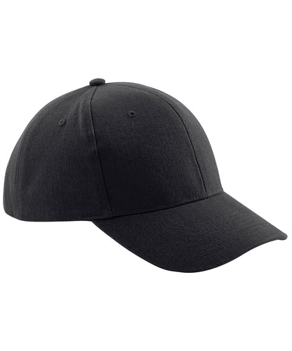 Beechfield BC065 Pro-style heavy brushed cotton cap in Black
