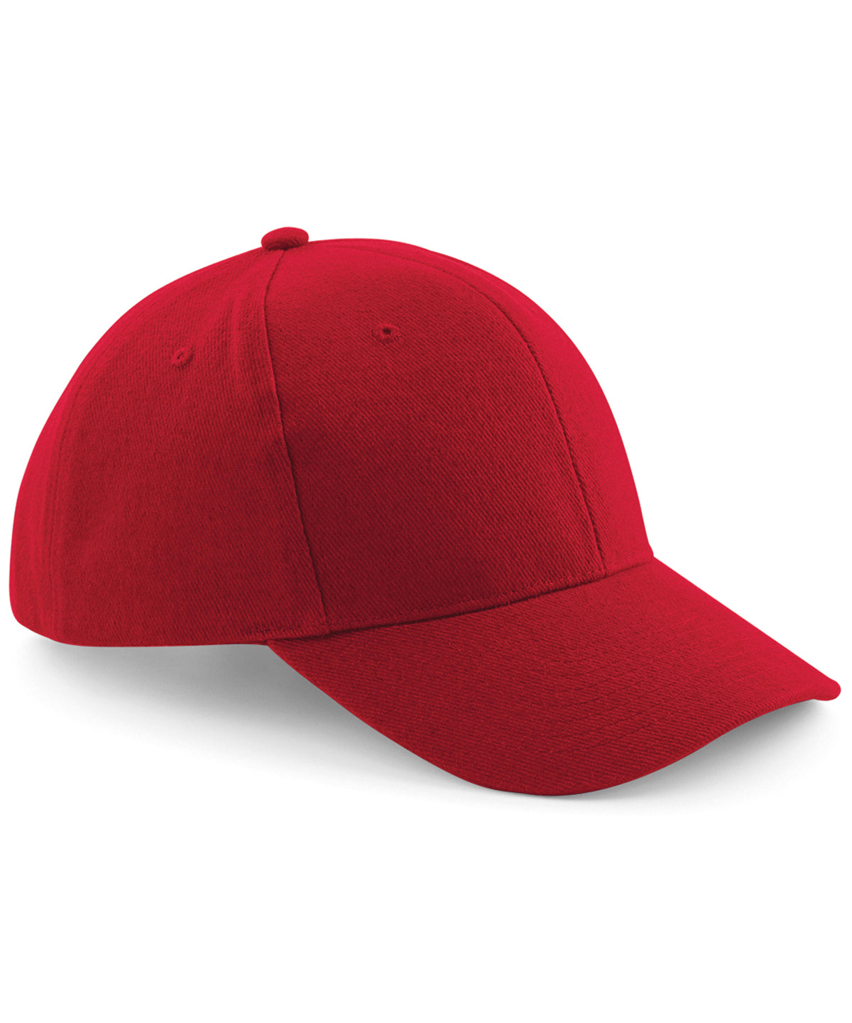 Beechfield BC065 Pro-style heavy brushed cotton cap in Classic Red