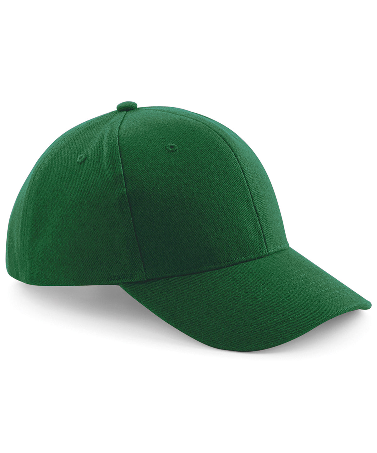 Beechfield BC065 Pro-style heavy brushed cotton cap in Forest Green