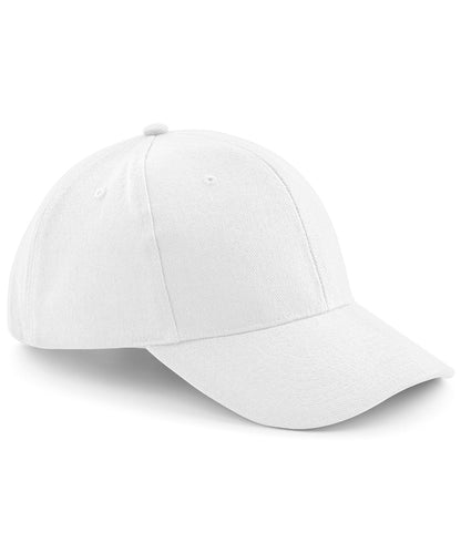 Beechfield BC065 Pro-style heavy brushed cotton cap in White