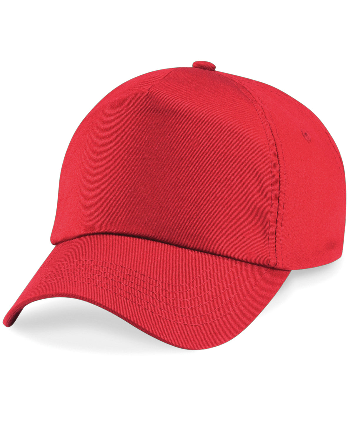 Beechfield BC10B Junior original 5-panel cap in Bright Red