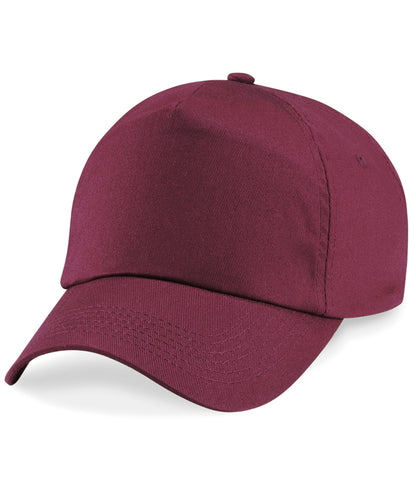 Beechfield BC10B Junior original 5-panel cap in Burgundy