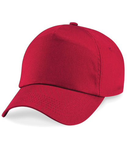 Beechfield BC10B Junior original 5-panel cap in Classic Red