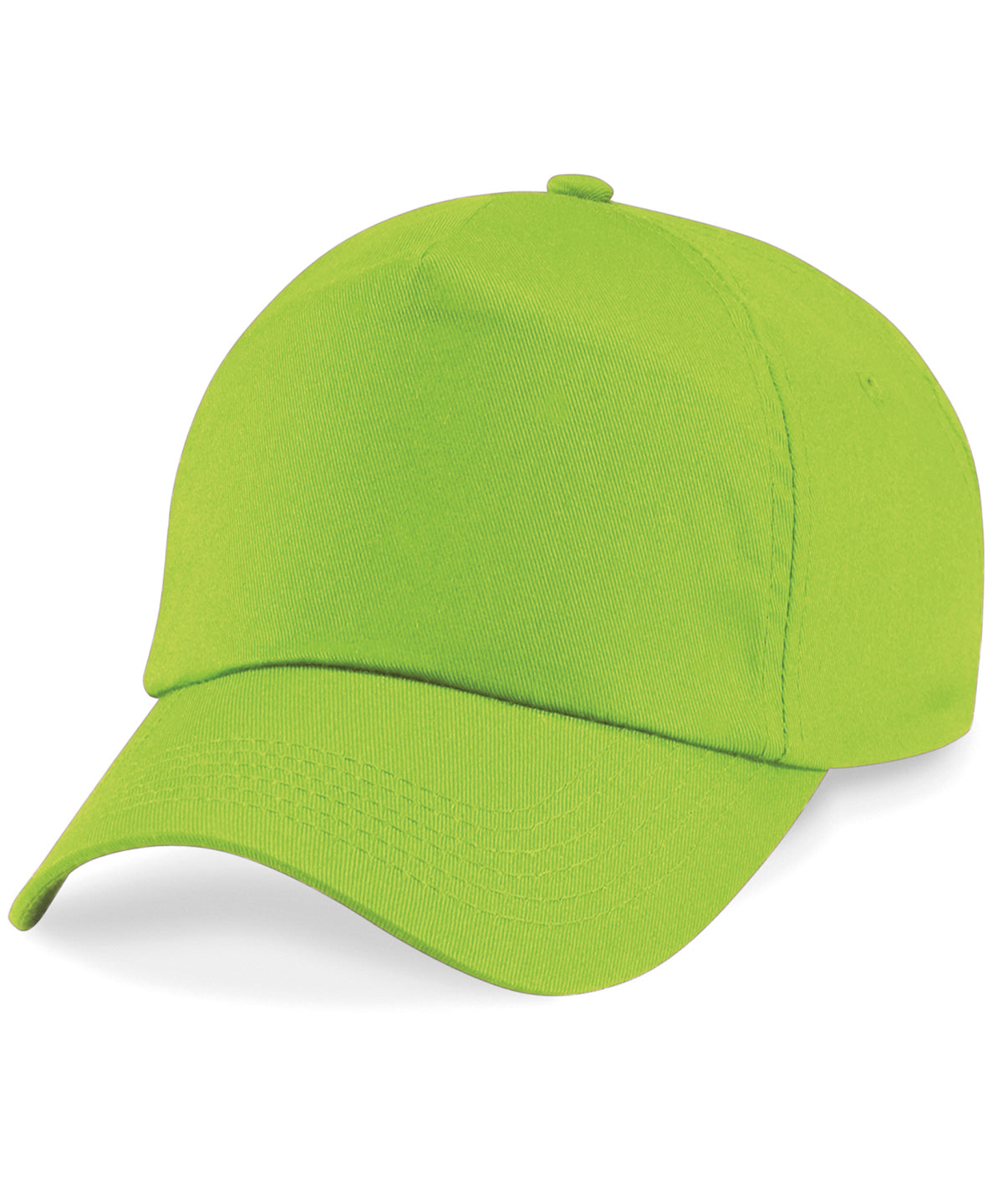Beechfield BC10B Junior original 5-panel cap in Lime Green