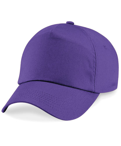 Beechfield BC10B Junior original 5-panel cap in Purple