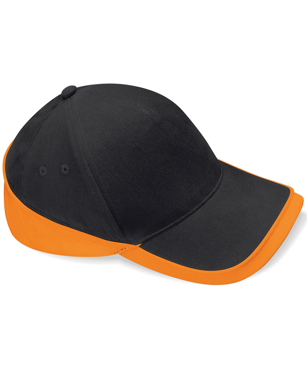 Beechfield BC171 Teamwear competition cap in Black/Orange
