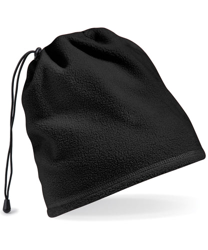 Beechfield BC285 Suprafleece® snood/hat combo in Black