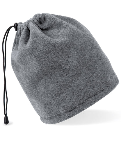 Beechfield BC285 Suprafleece® snood/hat combo in Charcoal