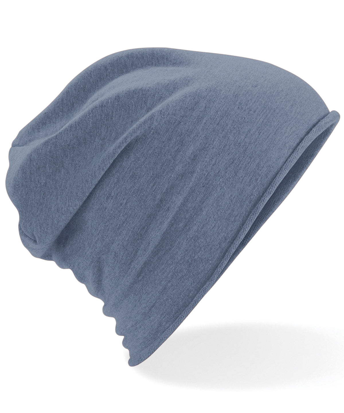 Beechfield BC361 Jersey beanie in Denim Blue