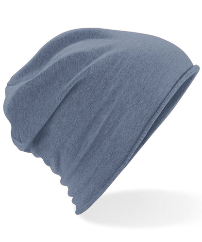 Beechfield BC361 Jersey beanie in Denim Blue