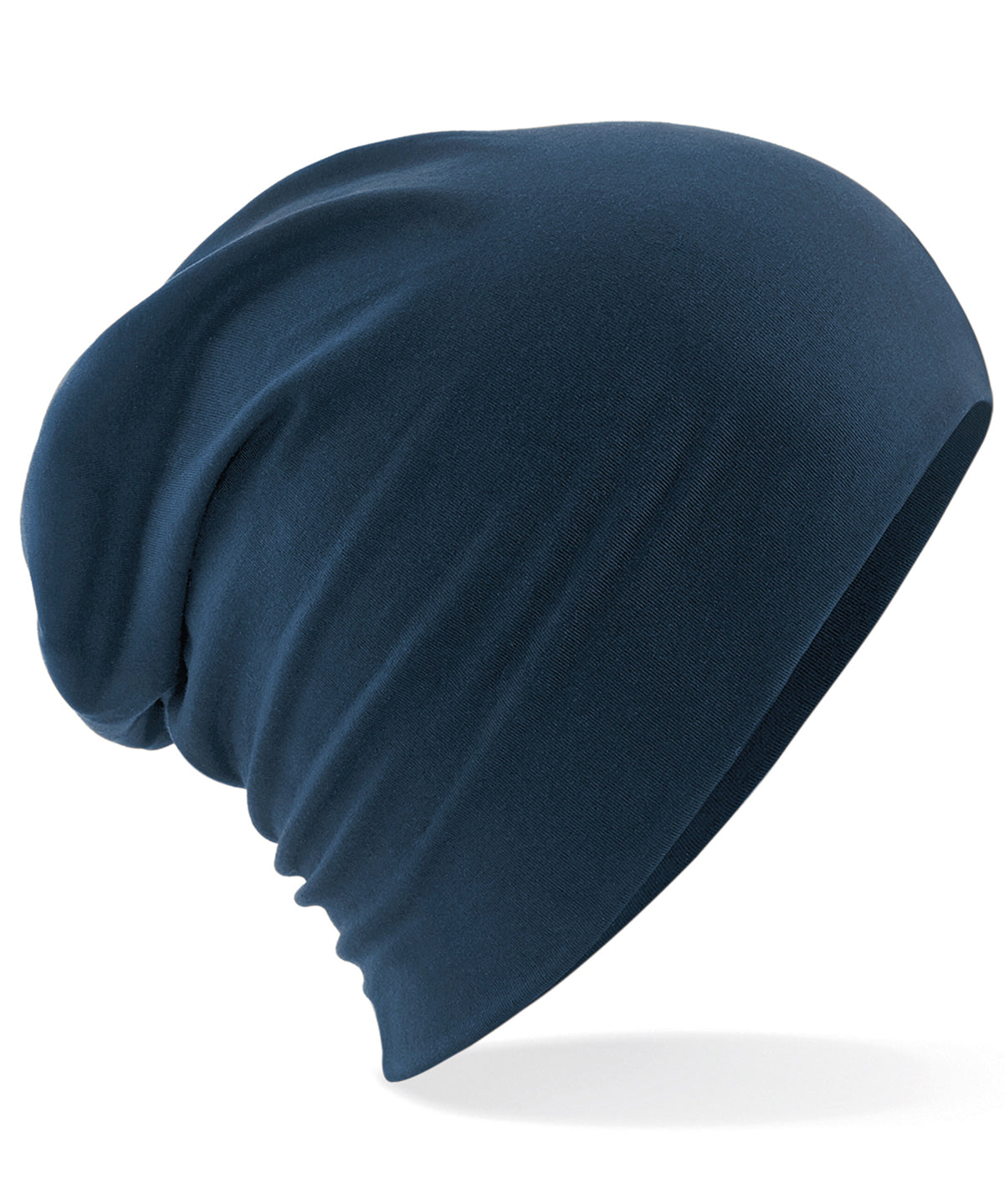 Beechfield BC368 Hemsedal cotton slouch beanie in French Navy