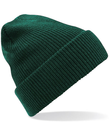 Beechfield BC425 Heritage beanie in Bottle Green