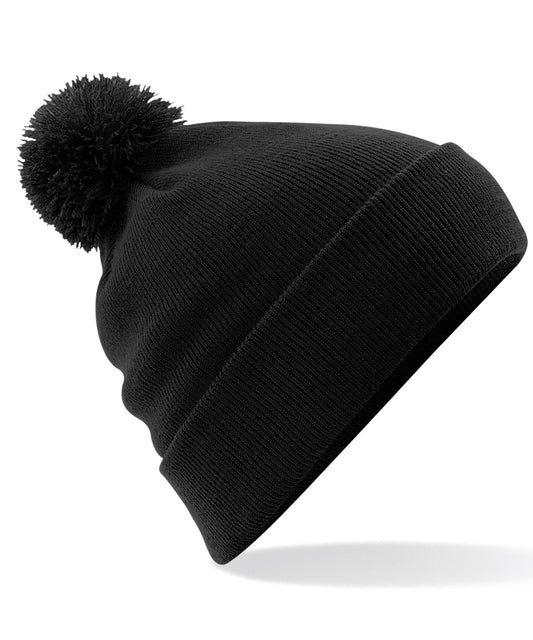 Beechfield BC426 Original pom pom beanie in Black