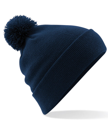 Beechfield BC426 Original pom pom beanie in French Navy