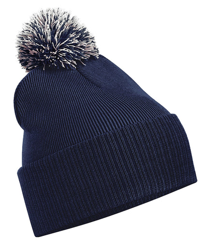 Beechfield BC450 Snowstar® beanie in French Navy/Light Grey