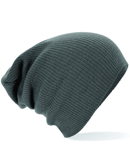 Beechfield BC461 Slouch beanie in Smoke Grey