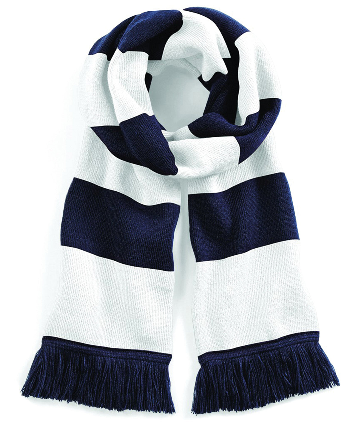 Beechfield BC479 Stadium scarf in French Navy/White
