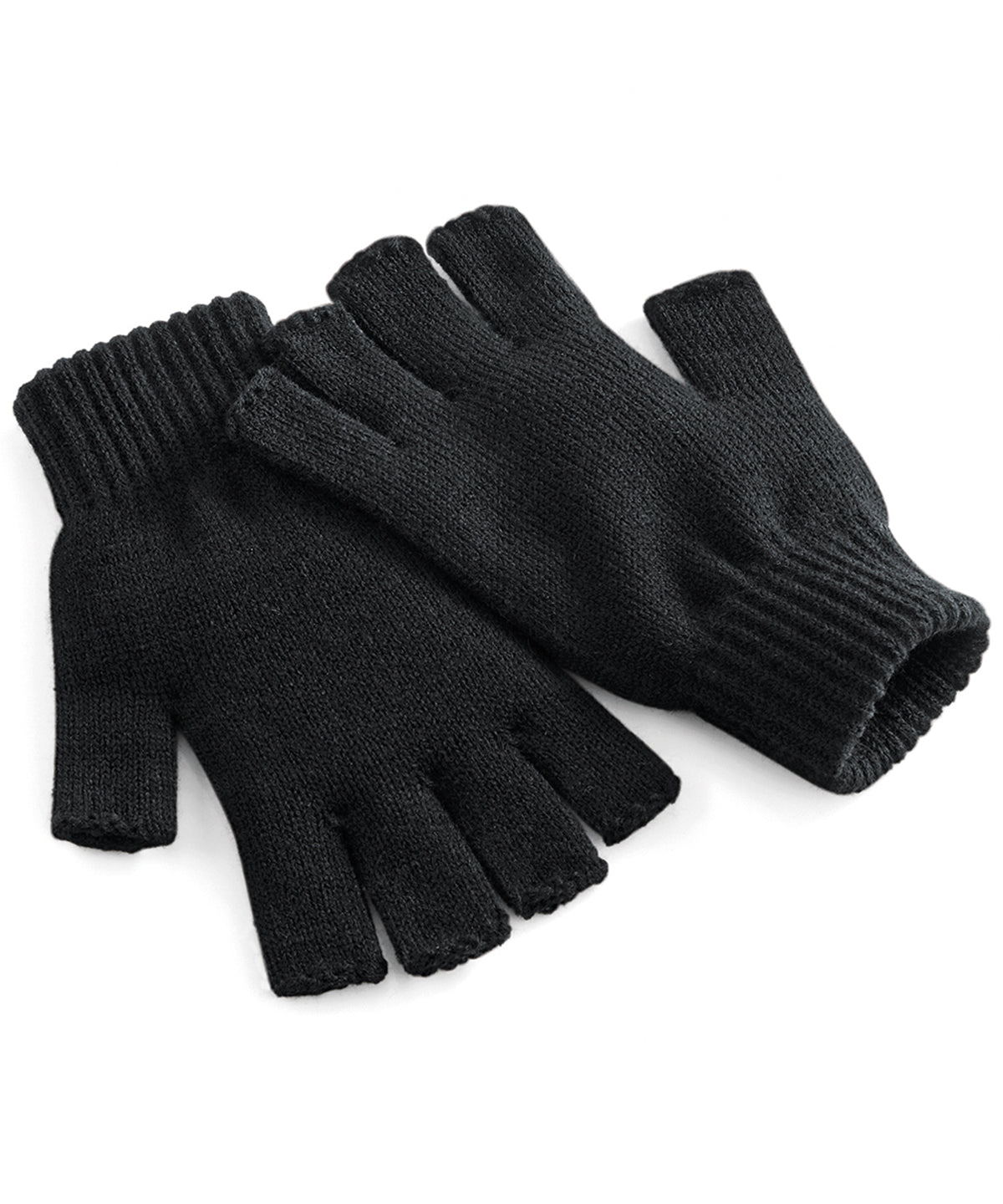 Beechfield BC491 Fingerless gloves in Black