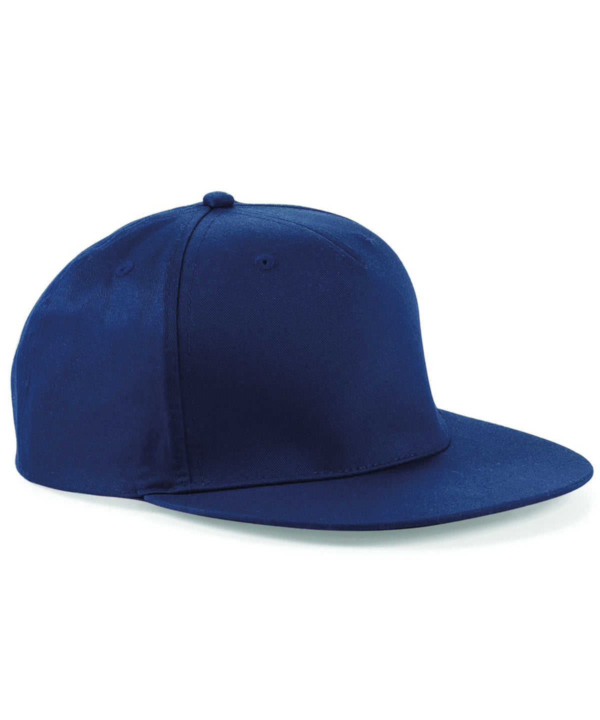 Beechfield BC610 5-panel snapback rapper cap in French Navy