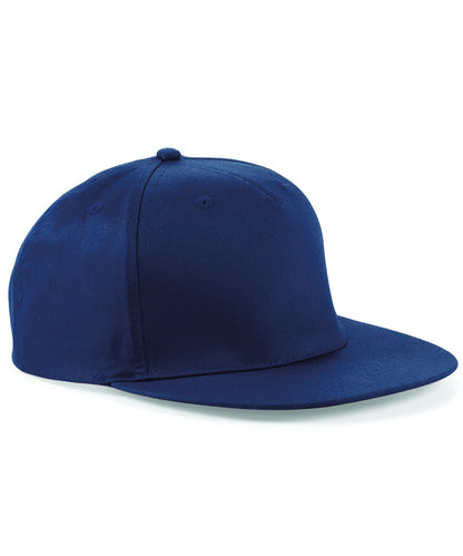 Beechfield BC610 5-panel snapback rapper cap in French Navy