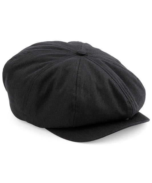 Beechfield BC624 Newsboy cap in Black