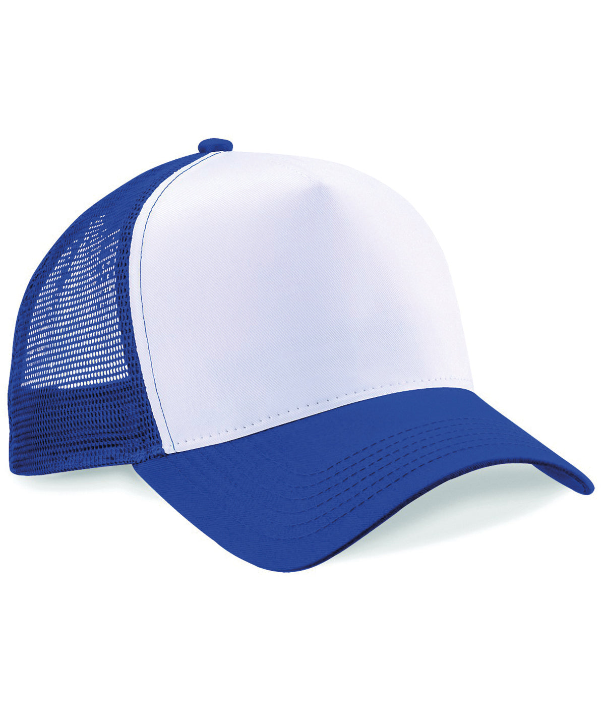 Beechfield BC640 Snapback trucker in Bright Royal/White