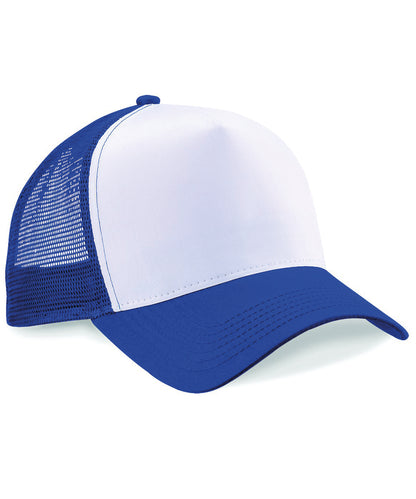 Beechfield BC640 Snapback trucker in Bright Royal/White