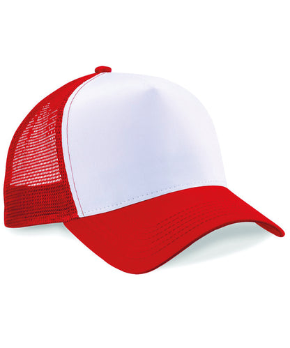 Beechfield BC640 Snapback trucker in Classic Red/White