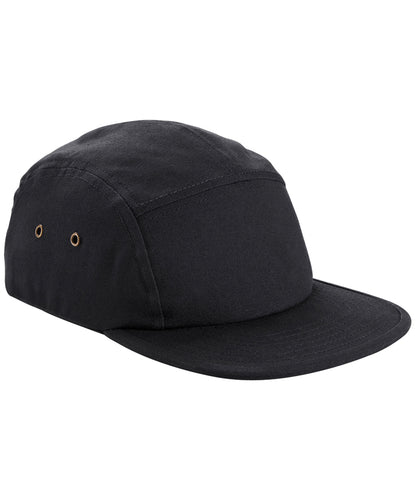 Beechfield BC654 Canvas 5-panel camper cap in Black