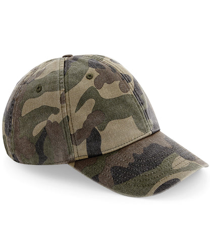 Beechfield BC655 Low-profile vintage cap in Vintage Jungle Camo