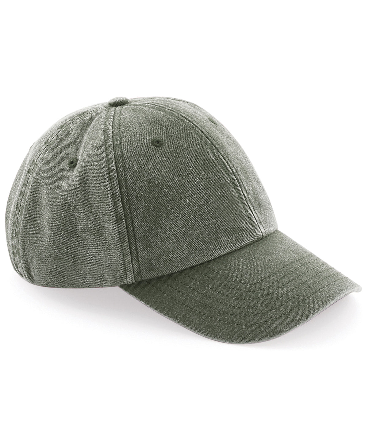 Beechfield BC655 Low-profile vintage cap in Vintage Olive