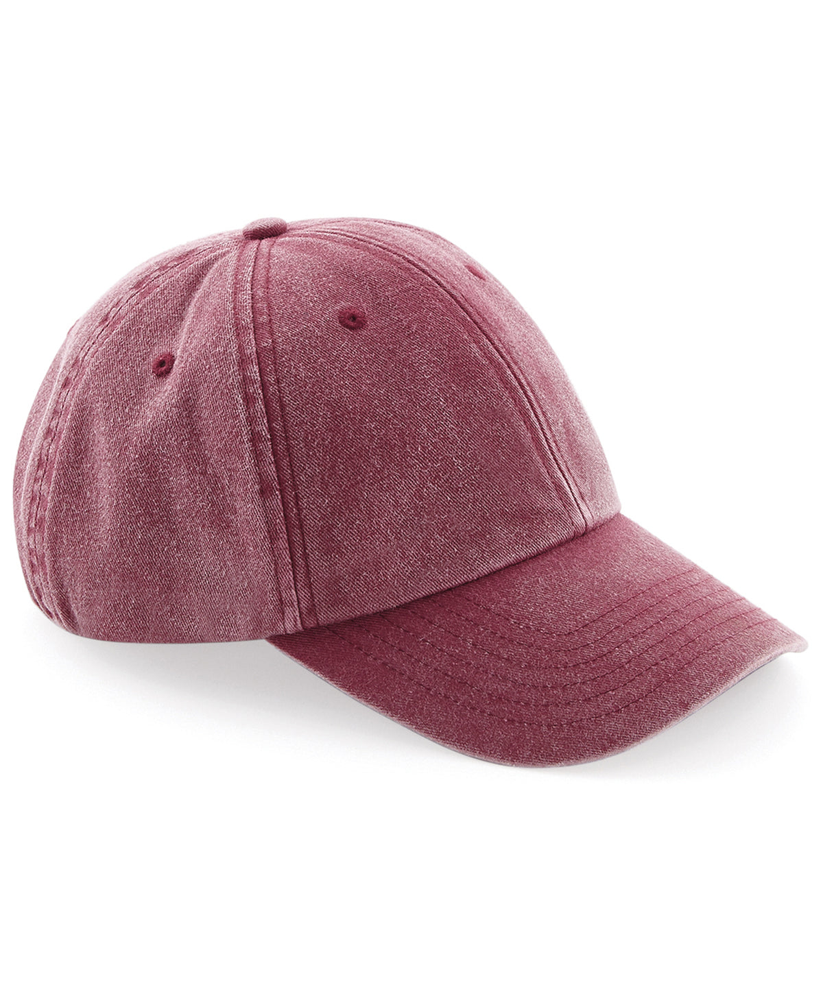 Beechfield BC655 Low-profile vintage cap in Vintage Red