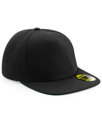 Beechfield BC660 Original flat peak snapback in Black/Black