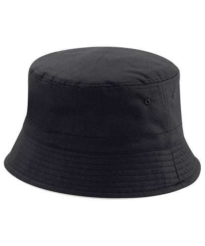 Beechfield BC686 Reversible bucket hat in Black/Light Grey