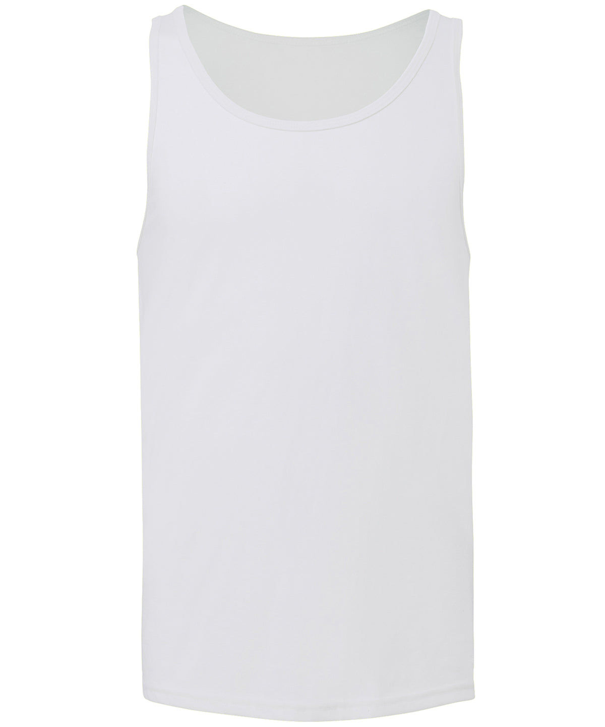 Bella Canvas BE104 Unisex Jersey tank top in White