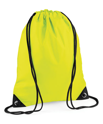 Bagbase BG010 Premium gymsac in Fluorescent Yellow