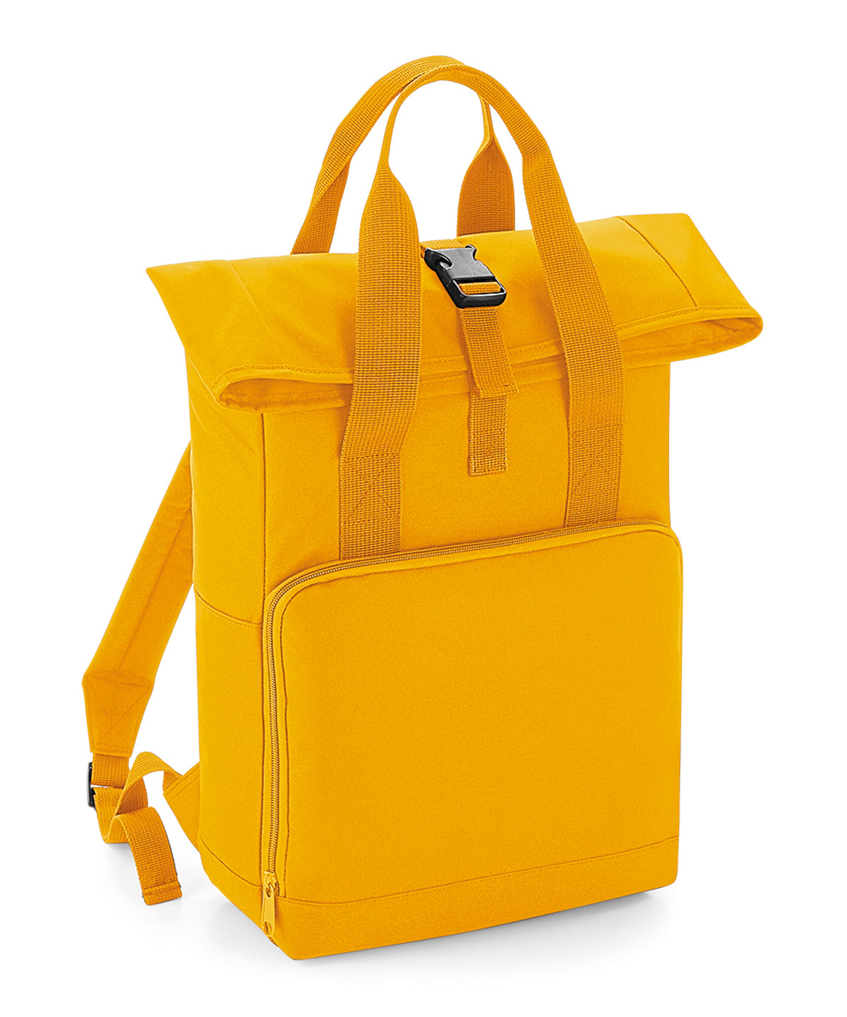 Bagbase BG118 Twin handle roll-top backpack in Mustard