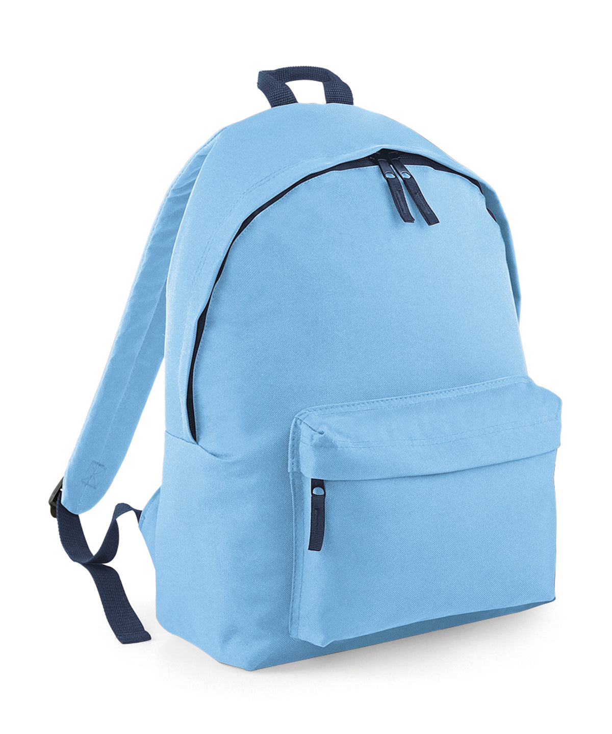 Bagbase BG125 Original fashion backpack in Sky Blue/French Navy