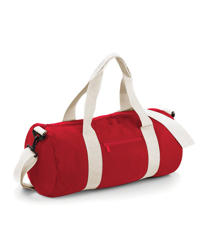 Bagbase BG140 Original barrel bag in Classic Red/Off White