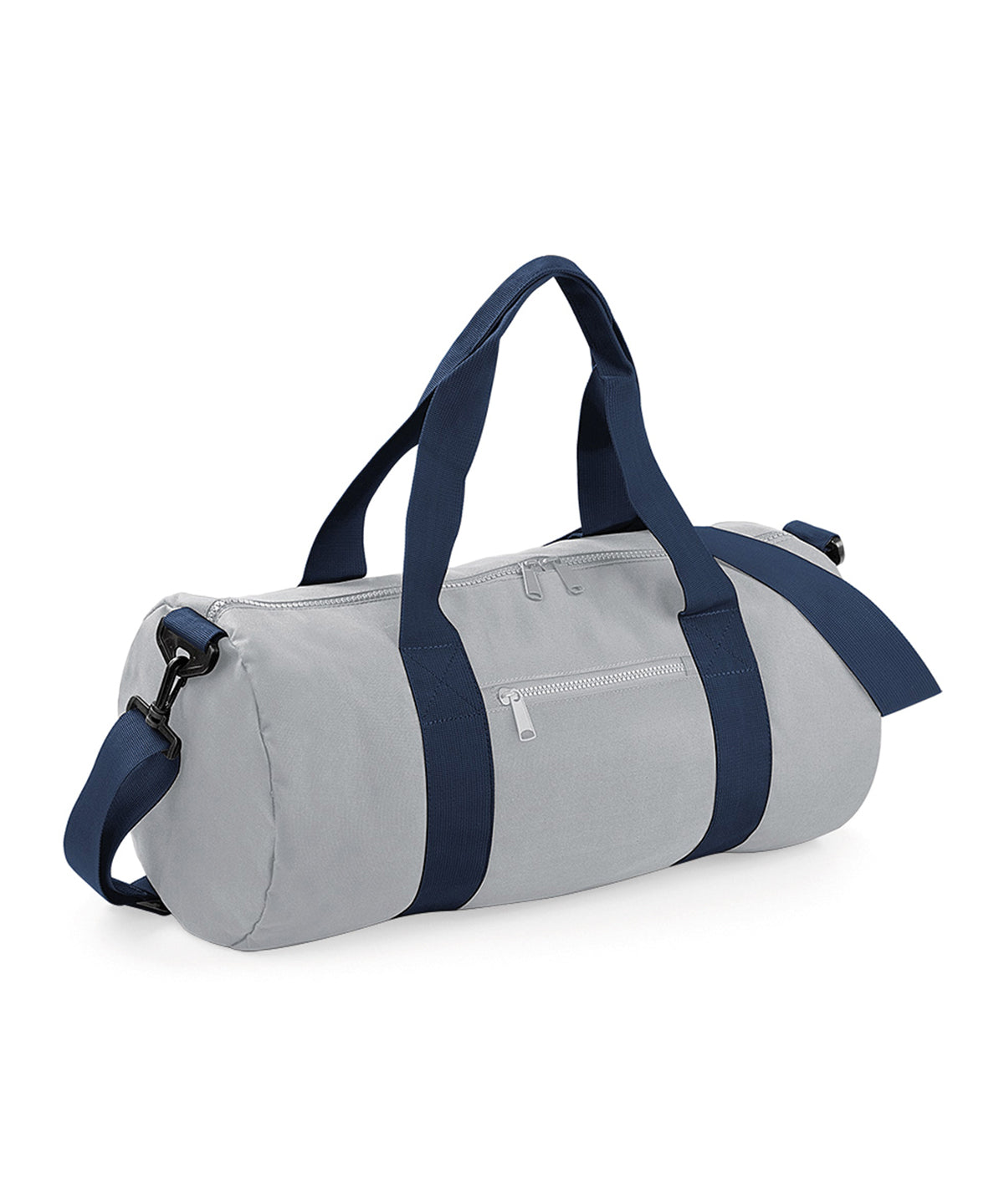 Bagbase BG140 Original barrel bag in Light Grey/French Navy