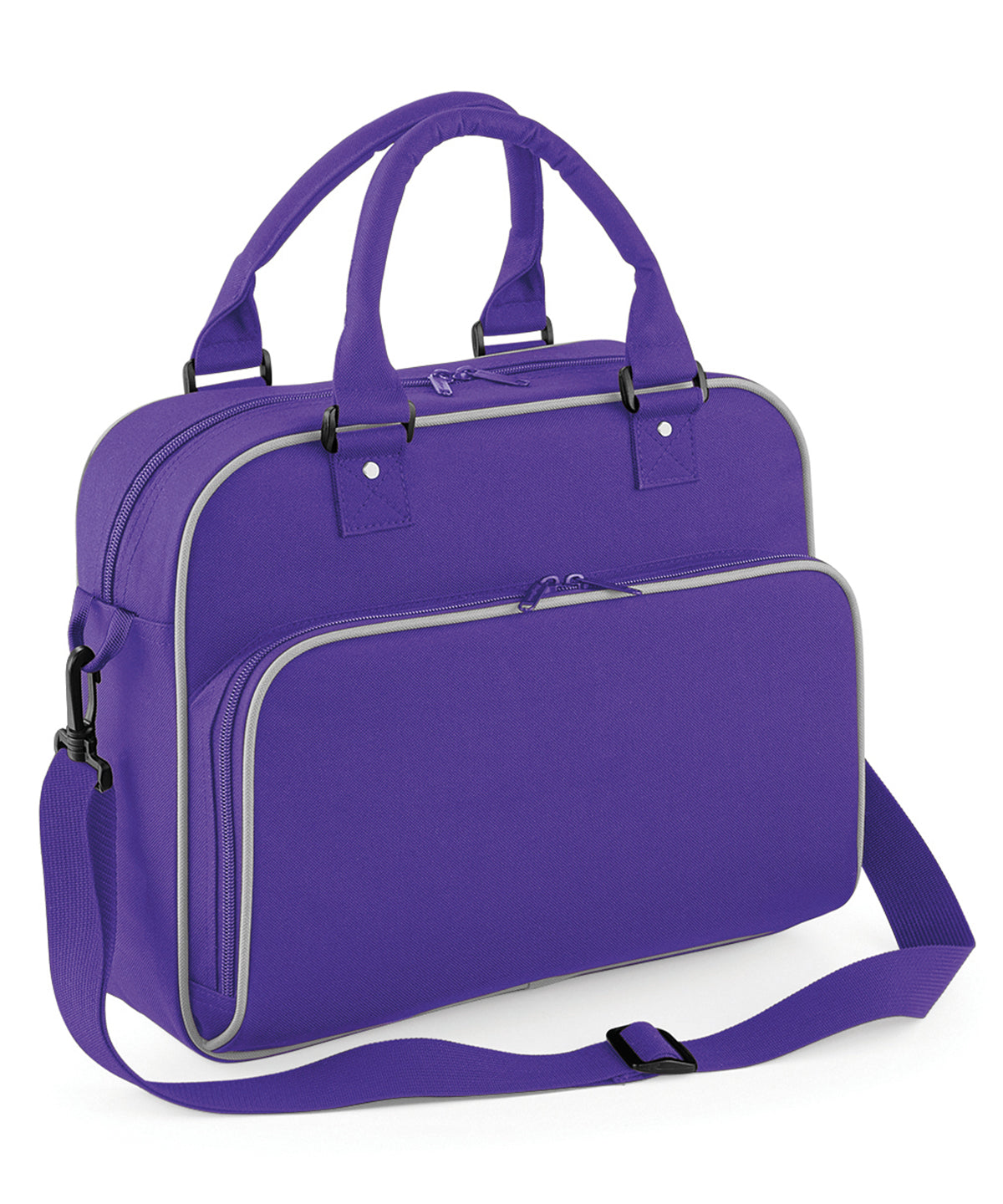 Bagbase BG145 Junior dance bag in Purple/Light Grey