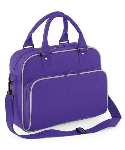 Bagbase BG145 Junior dance bag in Purple/Light Grey