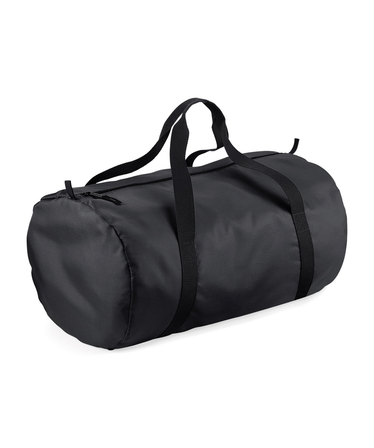 Bagbase BG150 Packaway barrel bag in Black/Black
